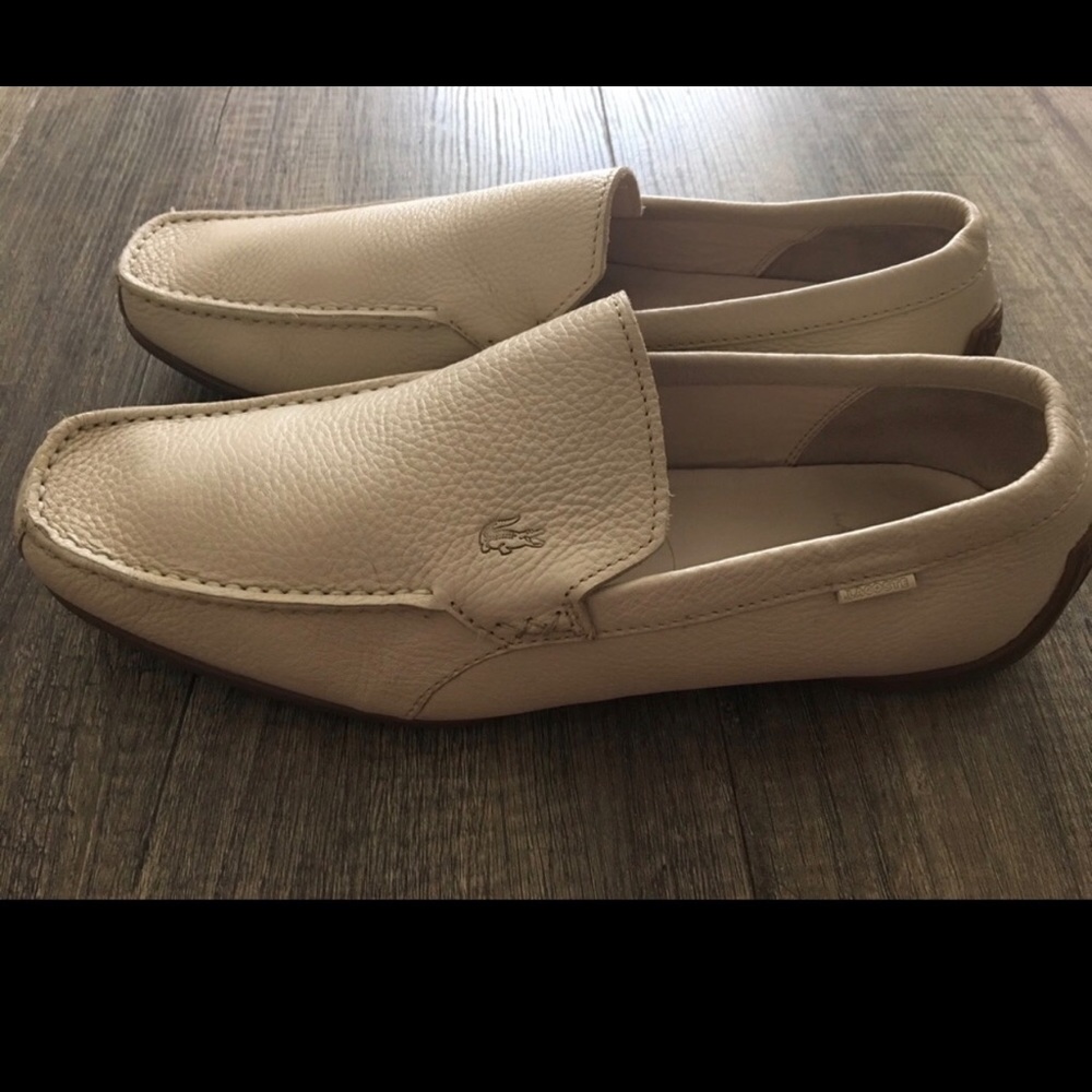 Lacoste - Leather Loafer - Men’s Size 12 - Beige